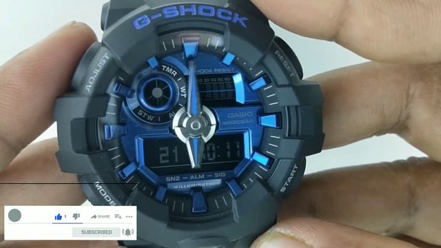 How to set the time a Casio G-SHOCK GA-710-1A2DR tutorial #watchservicebd смотреть онлайн