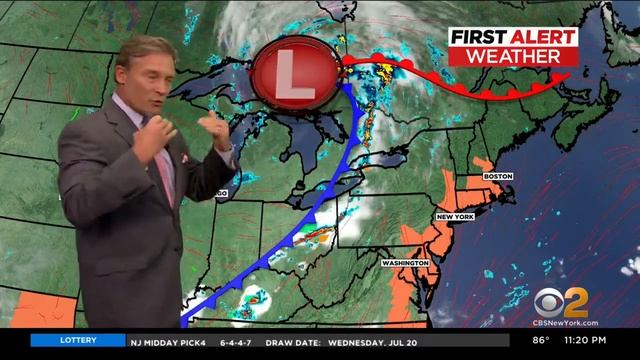 First Alert Forecast: CBS2 7/20 Nightly Weather at 11PM смотреть онлайн