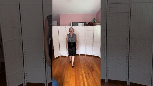 CHRISTINA’s Variety SHOW, 6/23/2023 MODEL #668, "Striking CEO Short Skirt, Blouse, and Heels"