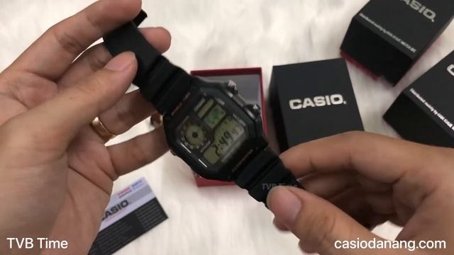CASIO STANDARD AE-1200WH-1BVDF смотреть онлайн