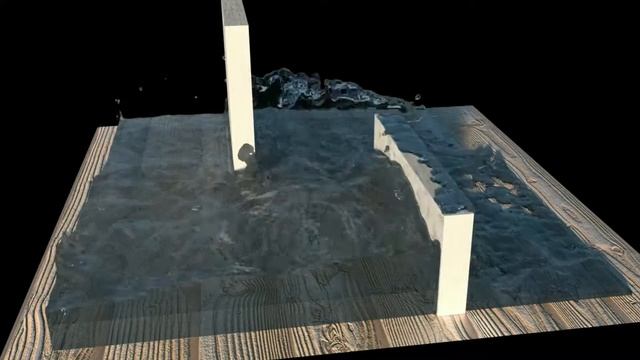 Wave obstacle - Blender смотреть онлайн