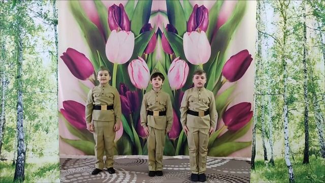 Под салютом победы. Песня 