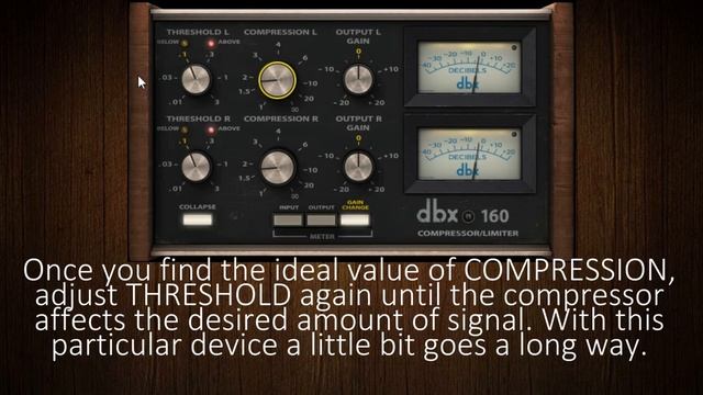 How to use Waves dbx 160 Compressor/Limiter смотреть онлайн