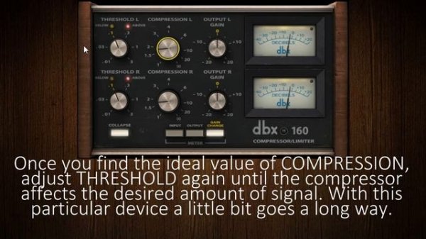 How to use Waves dbx 160 Compressor/Limiter