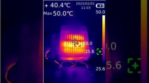 Нагрев зарядного устройства Бережок V1 через тепловизор UNI-T UTi260B