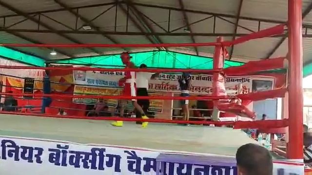 Boxing Bout State Championship Junior 54-57 kg weight category [Gauravraj Singh] смотреть онлайн