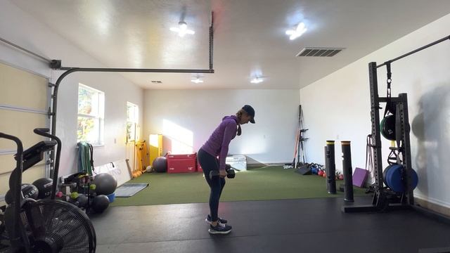 DB Front Squat + DB Bent Over Alternating Rows смотреть онлайн