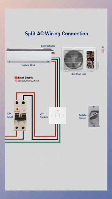 Split Ac Wiring Diagram смотреть онлайн