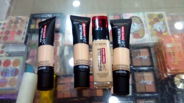 #LOREAL PARIS INFAILLIBLE 24H LASTING FOUNDATION FRESH WEAR AND MATTE COVER#SKIN CARE COSMETICS #