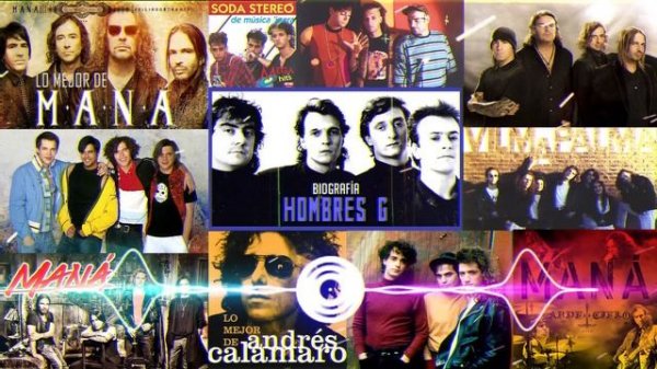 Lo Mejor Del Rock En Español De Los 80 y 90 Mana, Hombres G, Soda Estéreo, Enanitos Verdes, Elefant