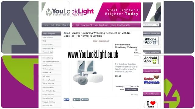 Belo Essentials Nourishing Whitening Treatment Set With No Capsules