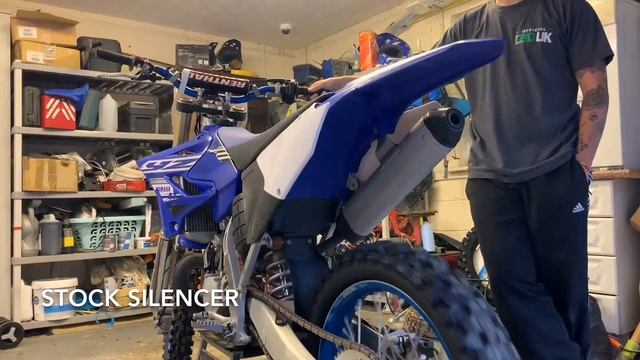 Yamaha YZ250 GYTR Silence vs Stock 2019 смотреть онлайн