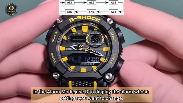 HOW TO SET the ALARM G-Shock Sports GA-900 @timewatchdc смотреть онлайн
