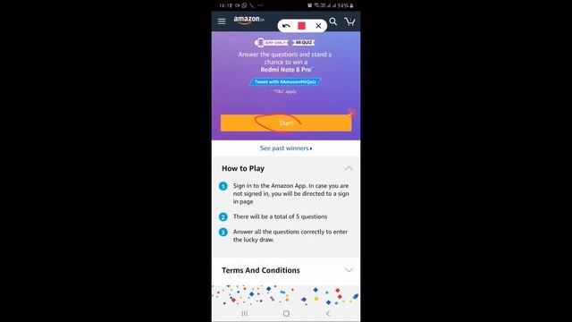 Amazon Quiz Answers Win Mi Redmi Note 8 Pro | Amazon App Quiz Answer смотреть онлайн