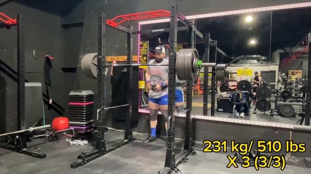 Ep. 46 - Legs (231 kg/ 510 lbs x 3) Squats смотреть онлайн