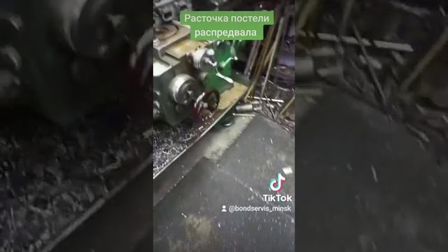 Расточка постели распредвала газель борштангой на токарном станке смотреть онлайн
