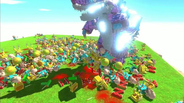 SHINCHAN And CHOP MEGA HYDRA DRAGON Vs RAJUBHAI Every Unit In Animal Revolt Battle Simulator смотреть онлайн