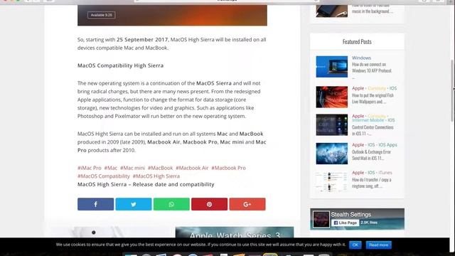 MacOS Compatbility High Sierra For Mac смотреть онлайн