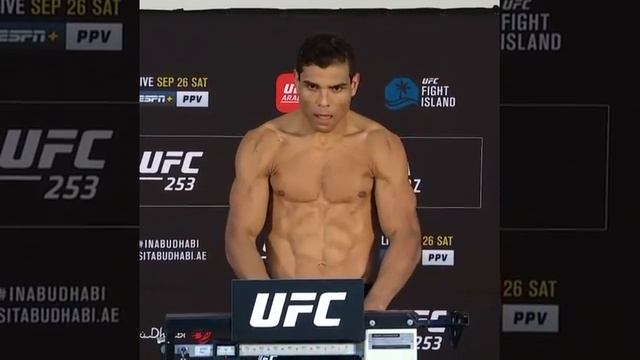 Paulo Costa made weigh | UFC 253 Weigh In смотреть онлайн