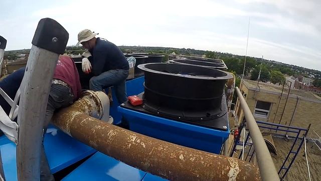 Baikal mechanical Cooling tower fan retrofit. смотреть онлайн