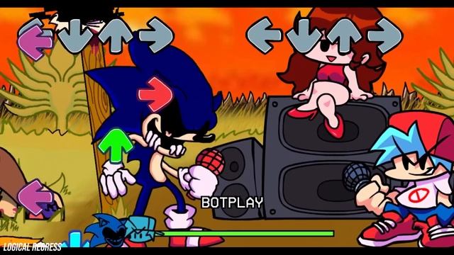 Friday Night Funkin' VS. Sonic.exe - You Can't Run | 1 hour loop смотреть онлайн