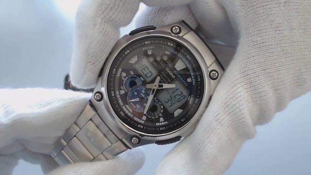 Men's Casio Analog Digital Watch AQ190WD 1AV смотреть онлайн