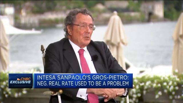 Intesa Sanpaolo's Gros-Pietro: Must assume real inflation rate is still negative смотреть онлайн