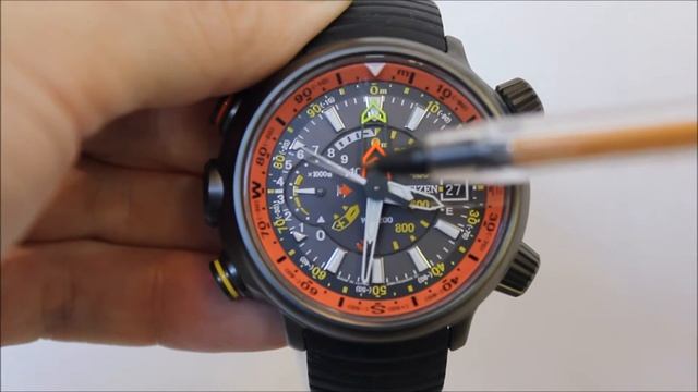 CITIZEN ALTICHRON BN4026-09F - Funções