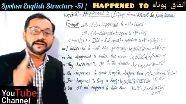 Best Spoken English Structure - 51 | Spoken English Tricks | Learn To Speak | Happened to. _ YouTub смотреть онлайн