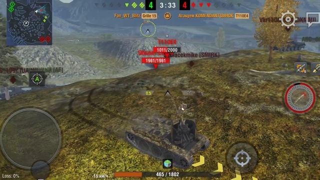 World of Tanks Blitz, танк Grille 15, Мастер, уровень 10й. Take Master Tank Grille 15 10 level. смотреть онлайн