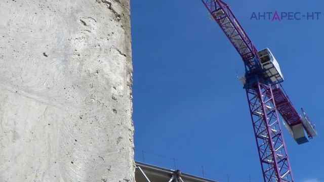 Башенные краны ZTT336B-12 для реконструкции аэровокзала в аэропорту им. Титова смотреть онлайн