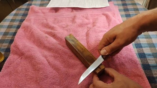 Вашита (Washita) 4 в 1. Пример заточки на Вашите.