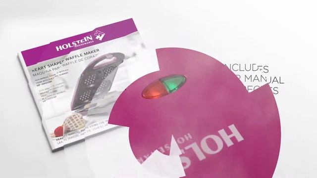 HF-09031- 4 Heart Shaped Waffle Maker - Holstein Housewares смотреть онлайн