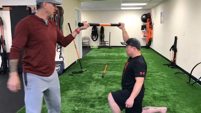 Overhead Core Strength and Stability Drill - Stick Mobility Exercise смотреть онлайн