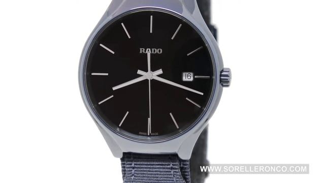 Rado True Quartz 38 mm Black смотреть онлайн