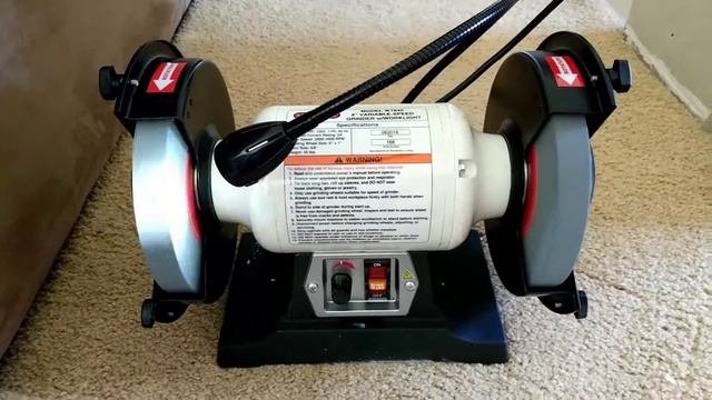 Shop Fox W1840 bench grinder смотреть онлайн