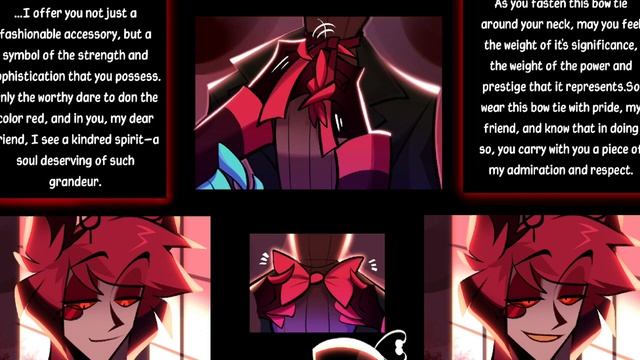 Alastor Gives Vox A Gift [comic By @limajey25] #hazbinhotel #hazbinhotelalastor