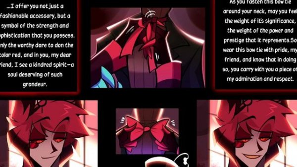 Alastor Gives Vox A Gift [comic by @limajey25] #hazbinhotel #hazbinhotelalastor