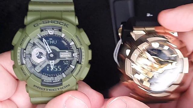 CASIO G-SHOCK GM-110G-1A9 X GA-110 смотреть онлайн
