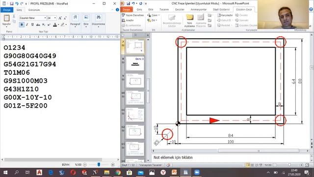 Fanuc Kontrol Panelinde Çevresel Frezeleme Programı смотреть онлайн