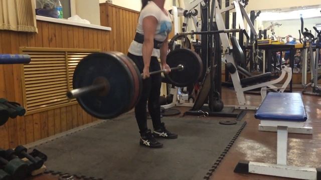 Gunel Talybova Deadlift 140 kg x 6 reps (28.01.2016) смотреть онлайн