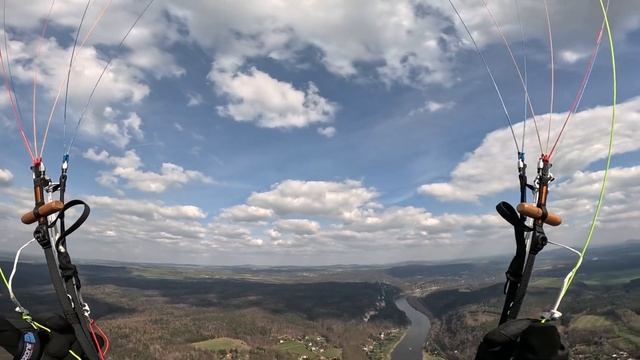 Paragliding Raná - 128 km kolem Drážďan (10.4.2023) смотреть онлайн