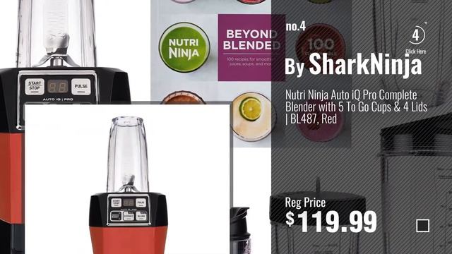 Top 10 Ninja Lid Blenders [2018]: Nutri Ninja Pro Blender, Silver (BL456) смотреть онлайн