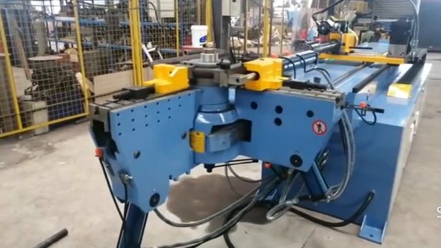 75 CNC mandrel tube bending machine automatic 3D steel pipe bending смотреть онлайн