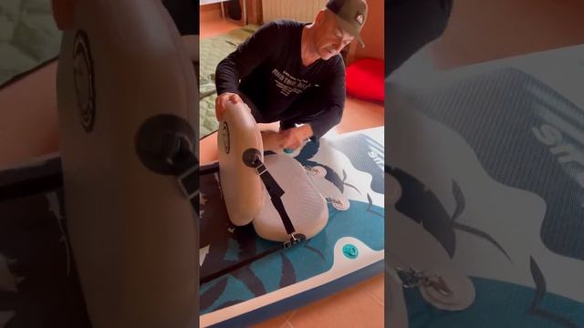 Как закрепить сидение ПВХ на Сап борд. Мой вариант . ссылка Https://ozon.ru/t/W44b3KR
