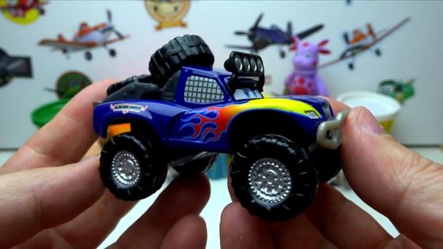 Машинка Голубой Грит из диснеевского мультика Cars Blue Grit смотреть онлайн