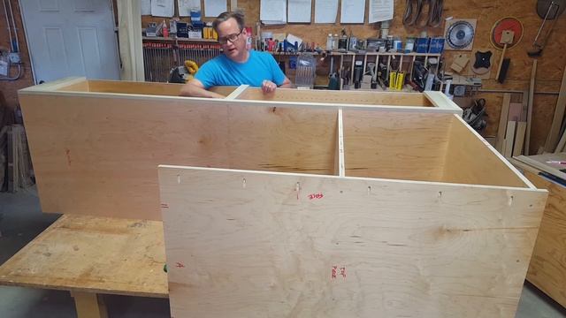 Assembly of pantry and fridge cabinet. смотреть онлайн