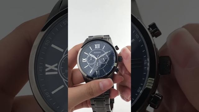 【FOSSIL】Flynn 鋼鐵騎士三眼計時不鏽鋼腕錶/灰x藍面 BQ1126 смотреть онлайн