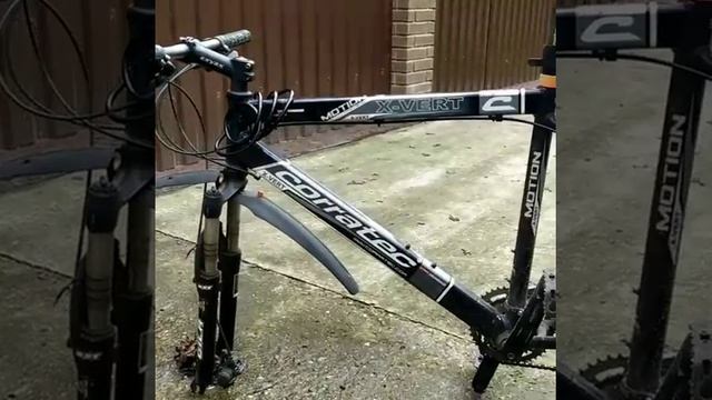 Замена камер шин, настройка тормозной системы на горном байке Corratec X-Vert Motion. смотреть онлайн
