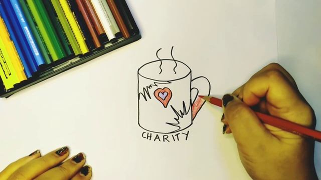 How to Draw and Color a MUG || Easy Draw and Color for Kids || Tutorial #22 смотреть онлайн